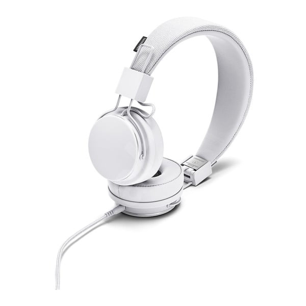 Białe słuchawki nauszne z mikrofonem Urbanears PLATAN II True White