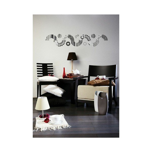 Naklejka Ambiance Grey And Black Circles-image-3