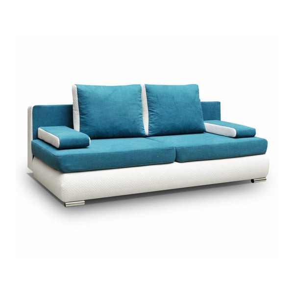 Niebieska rozkładana sofa Mars Luiza