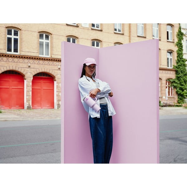 Różowy termos ze słomką ze stali nierdzewnej 1,18 l Quencher H2.0 FlowState Tumbler Cherry Blossom – Stanley-image-2