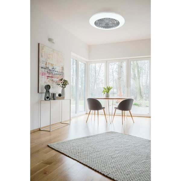 Biała lampa sufitowa LED Stralsund – Trio-image-1