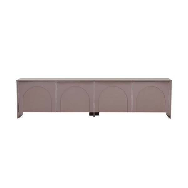 Szarobrązowa szafka pod TV 180x45x32 cm Aurelia – Kalune Design-image-4