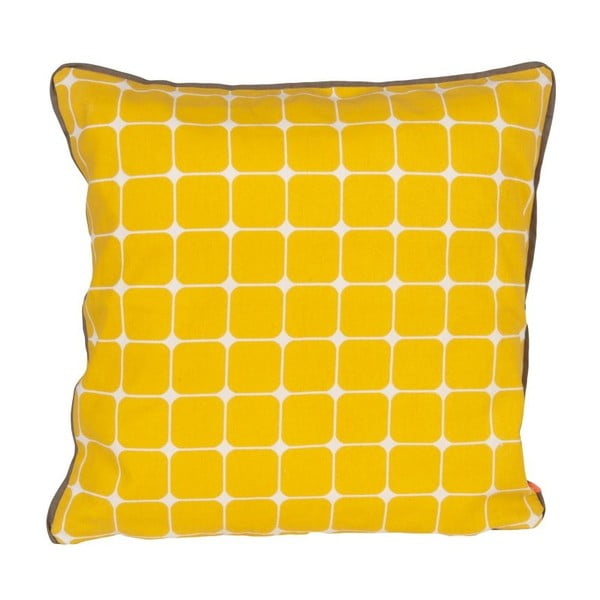 Poduszka Tiles Yellow, 45x45 cm