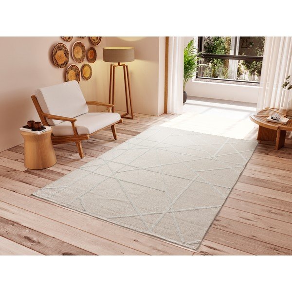 Kremowy dywan 80x150 cm Lux – Universal-image-1