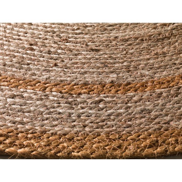 Musztardowo-naturalny okrągły dywan ø 120 cm Mahon – Universal-image-2