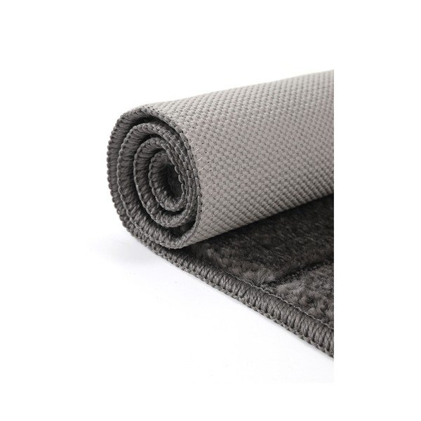 Antracytowe dywaniki łazienkowe zestaw 2 szt. 50x80 cm Yeni Cizgli – Foutastic-image-4