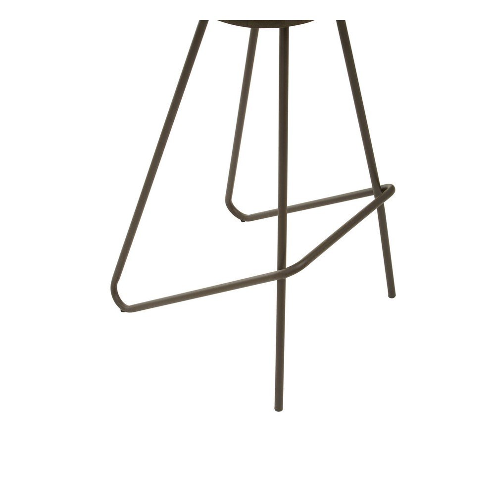 Brązowy/w naturalnym kolorze hoker z litego drewna wiązu (wysokość siedziska 78 cm) District – Premier Housewares (zdjęcie 3)