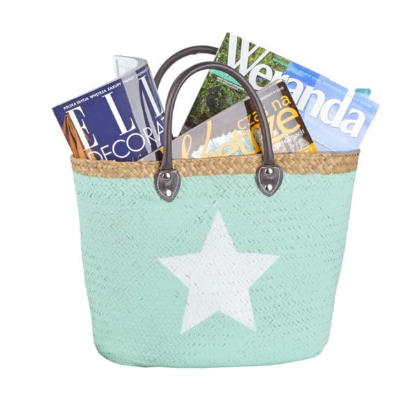 Wiklinowy koszyk Star Mint-image-1