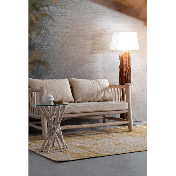 Musztardowy dywan z szenilu tkany ręcznie 155x230 cm Yuno – Bizzotto-image-1