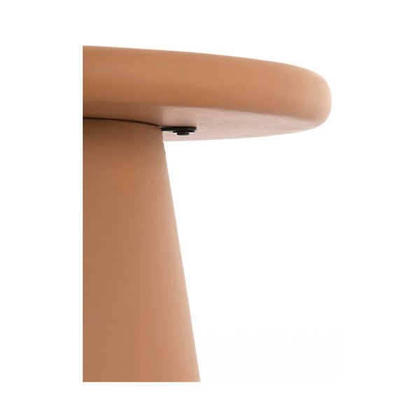 Okrągły stolik w kolorze terakoty ø 70 cm Kulona – Light & Living-image-3