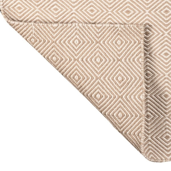 Kremowy dwustronny zewnętrzny dywan z tworzywa z recyklingu Green Decore Solitaire, 160x230 cm-image-4