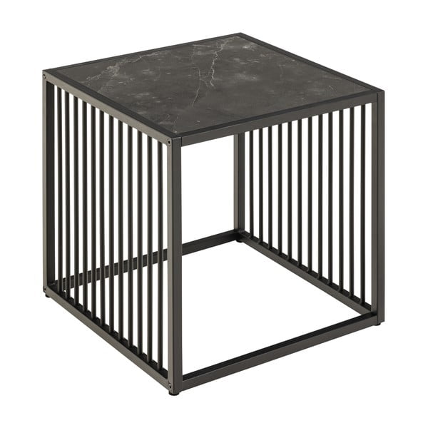 Stolik w dekorze kamienia 40x40 cm Strington – Actona-image-2