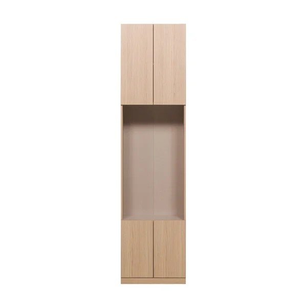 Szafka modułowa w naturalnym kolorze 54x215 cm Build – WOOOD-image-3
