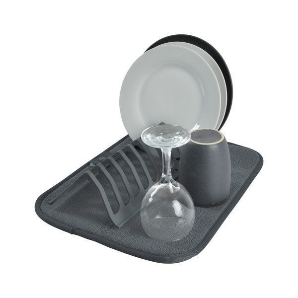 Szara plastikowa podkładka do naczyń 36x28 cm – Homéa-image-1