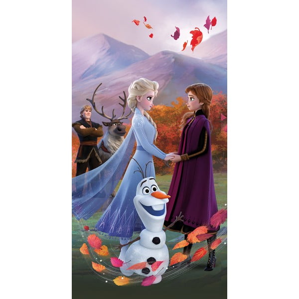 Bawełniany ręcznik dziecięcy 70x140 cm Frozen "Wind" – Jerry Fabrics