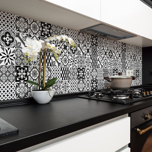 Zestaw 24 naklejek ściennych Ambiance Chikito, 10 x 10 cm-image-2