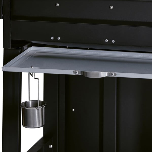 Czarny stalowy grill zewnętrzny ENDERS Boston 3K Turbo-image-4