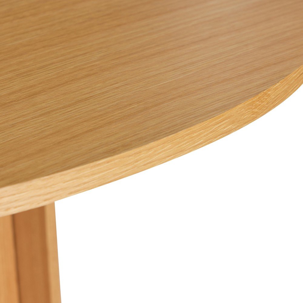 Okrągły stół w dekorze dębu ø 120 cm Straight – Hübsch (zdjęcie 3)