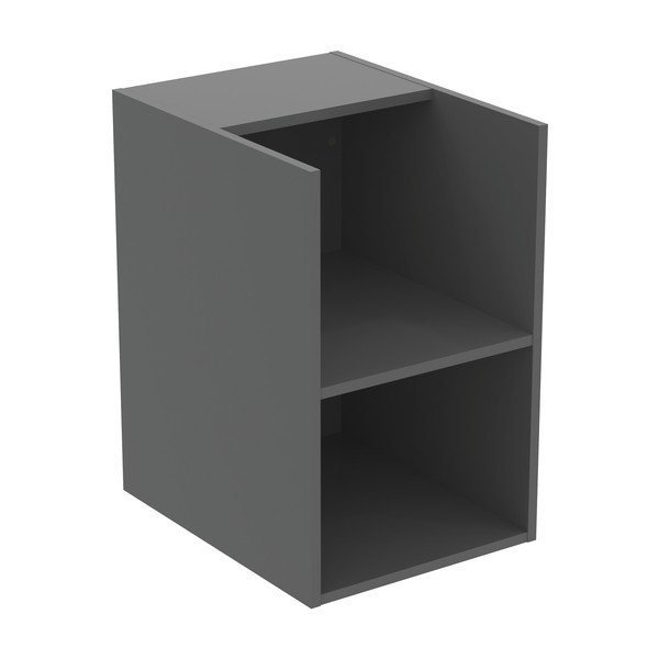 Szara niska wisząca szafka łazienkowa 40x63 cm i.Life B – Ideal Standard-image-2