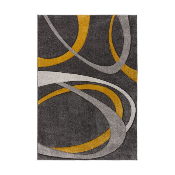 Chodnik w szaro-żółtym kolorze 160x230 cm Elude Orb – Flair Rugs