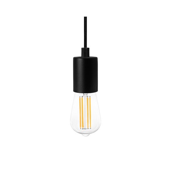 Czarna lampa wisząca z 3 żarówkami Bulb Attack Cero Basic Marine-image-3