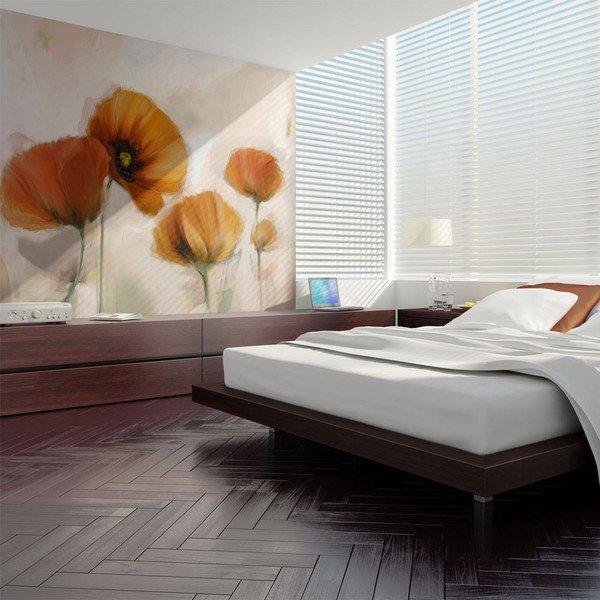 Tapeta wielkoformatowa Artgeist Vintage Poppies, 400x309 cm-image-1