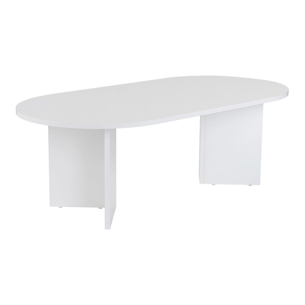 Biały stolik z matowym wykończeniem 60x119 cm Sable – Kalune Design