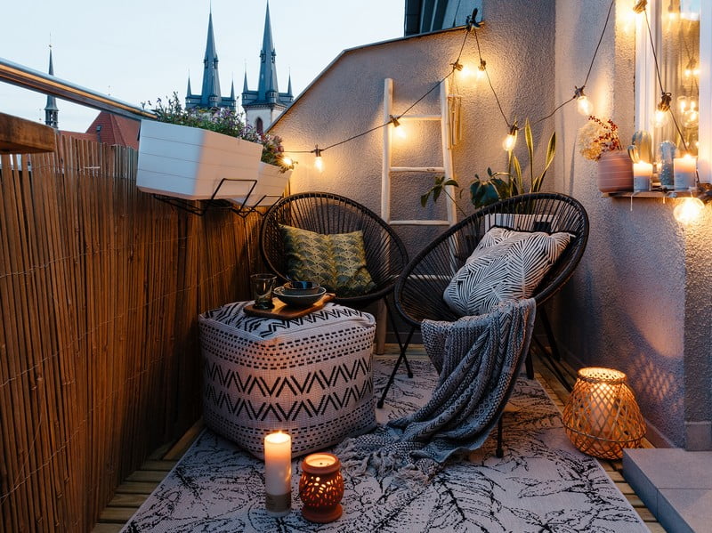 Inspiracje: Balkon i taras, Styl boho