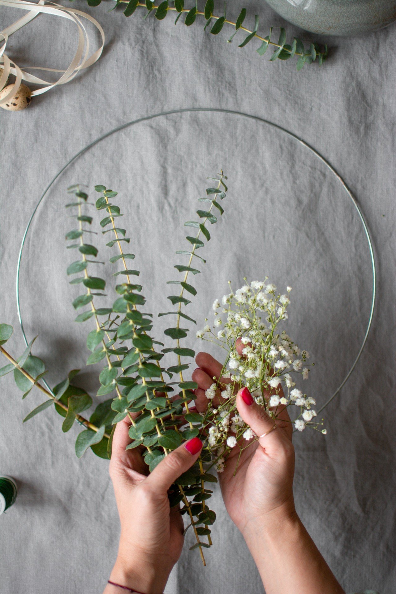 Do naturalnego wianka nie trzeba wiele.