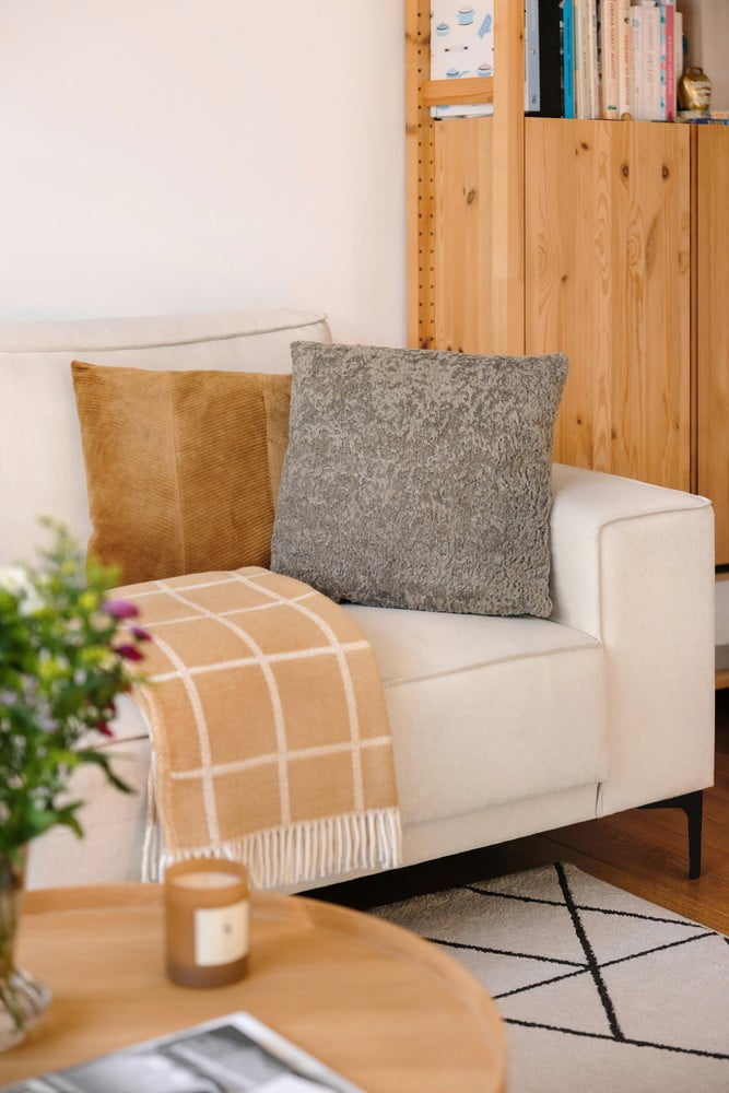 Inspiracje: Salon, Styl skandynawski, Tekstylia