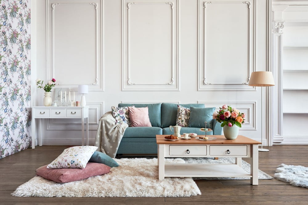 Inspiracje: Styl romantyczny, Salon, Wielkanoc, Wiosna