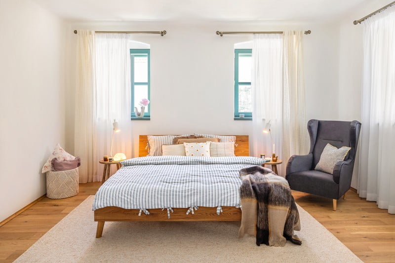 Inspiracje: Sypialnia, Rustykalny styl