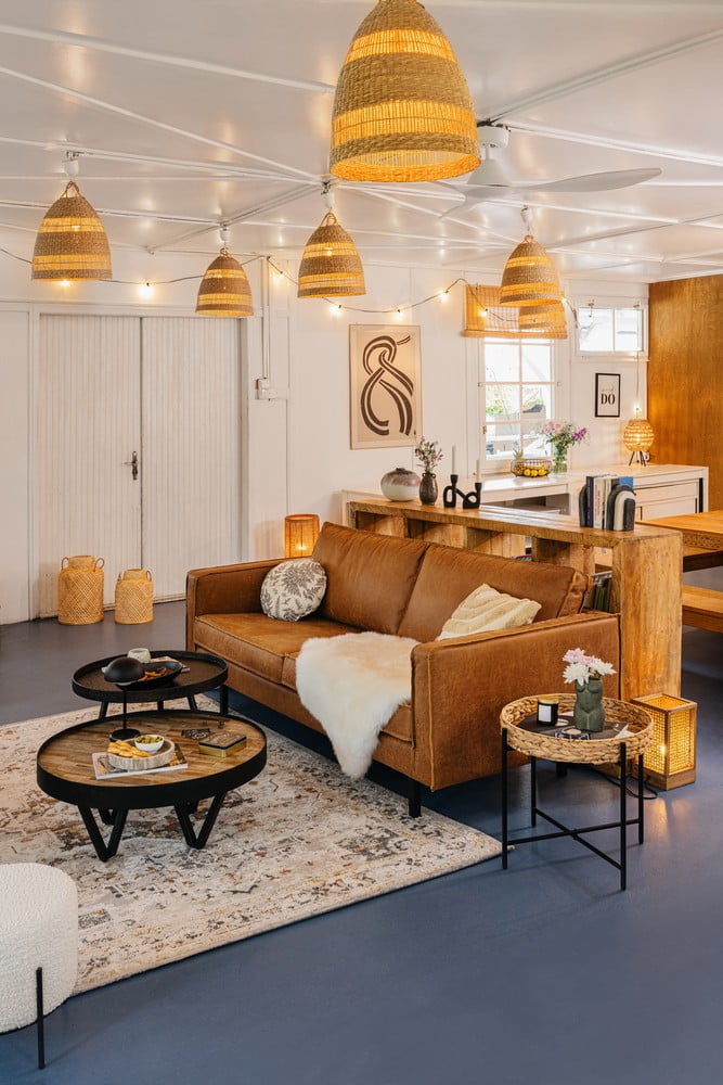 Inspiracje: Rustykalny styl, Salon