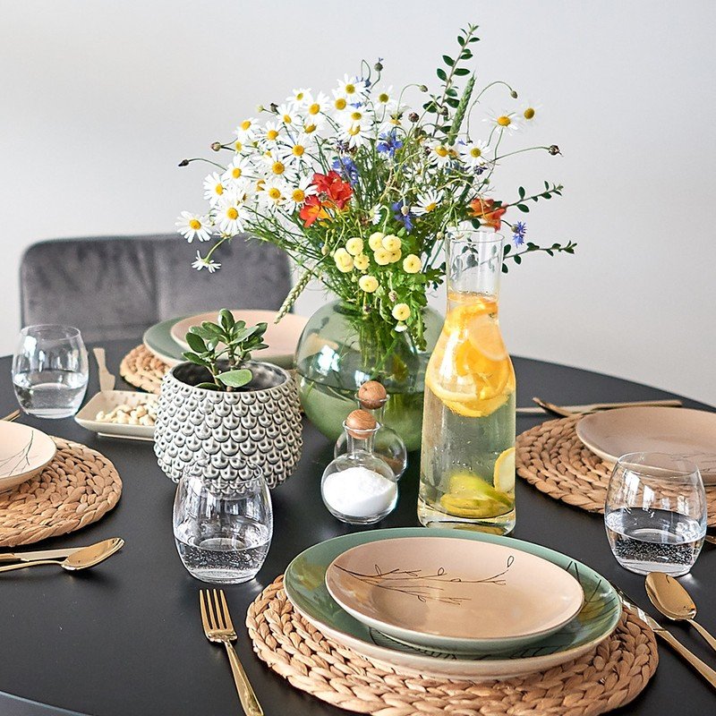 Inspiracje: Styl skandynawski, Jadalnia, Wiosna