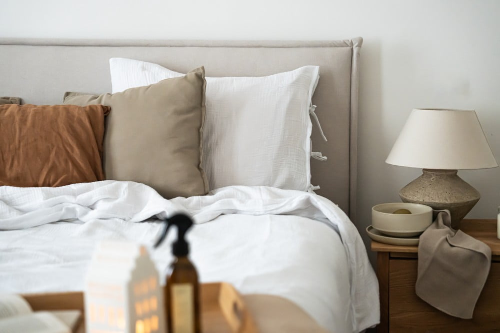 Inspiracje: Sypialnia, Styl klasyczny, Jesień, Tekstylia