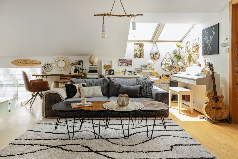 Inspiracje: Salon, Styl boho, Bonami z wizytą