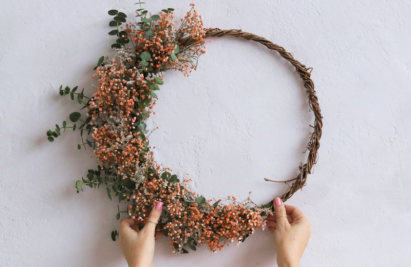 Pomysły na wiosenne wieńce