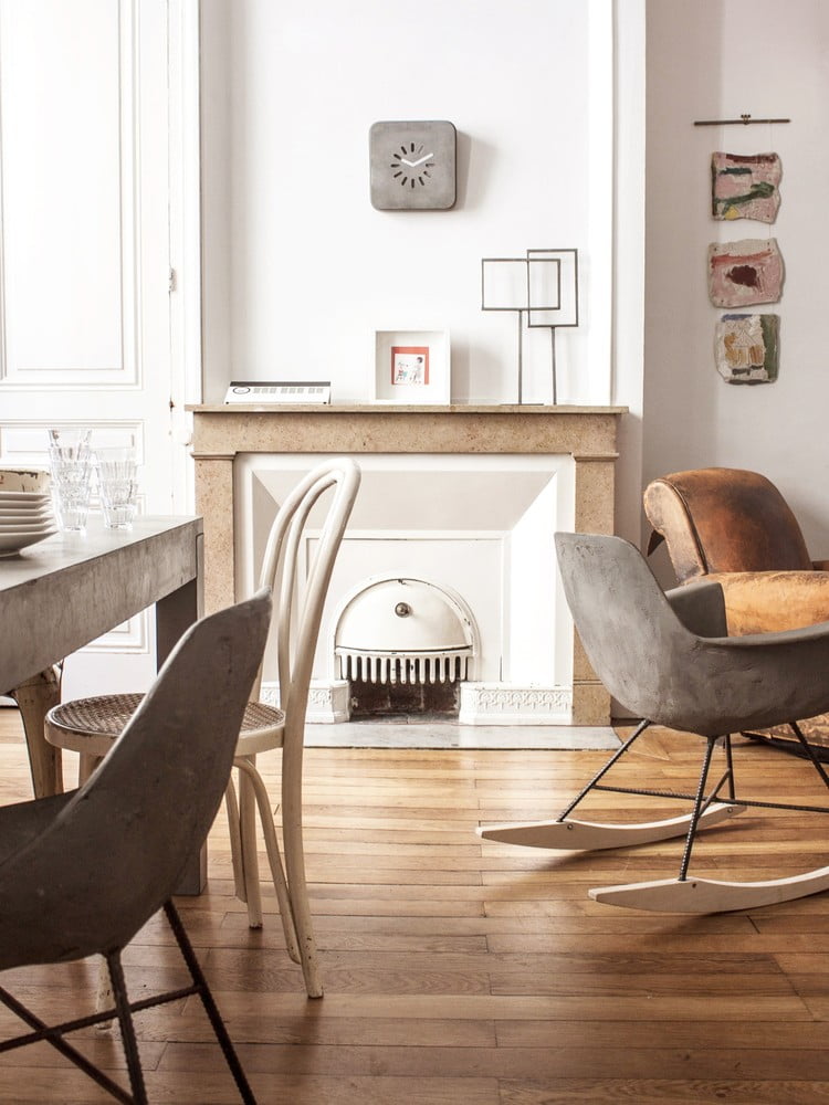 Inspiracje: Styl industrialny, Salon, Jadalnia