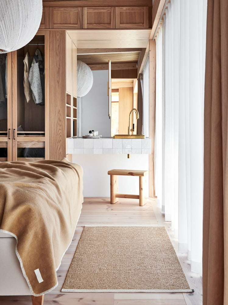 Inspiracje: Styl skandynawski, Sypialnia, Tekstylia