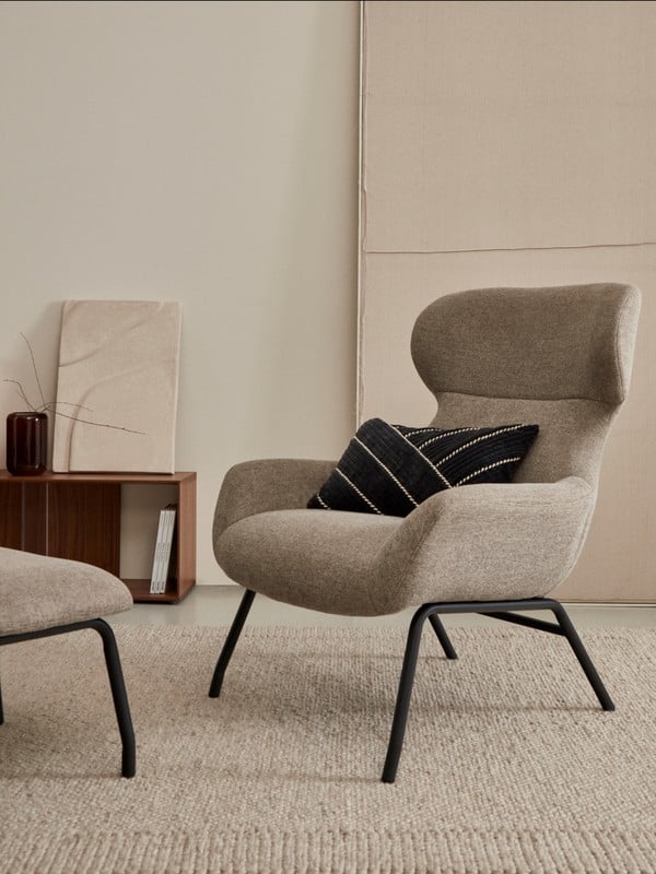 Inspiracje: Salon, Styl skandynawski, Tekstylia