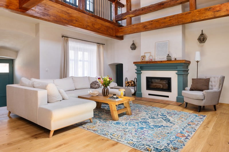 Inspiracje: Salon, Rustykalny styl