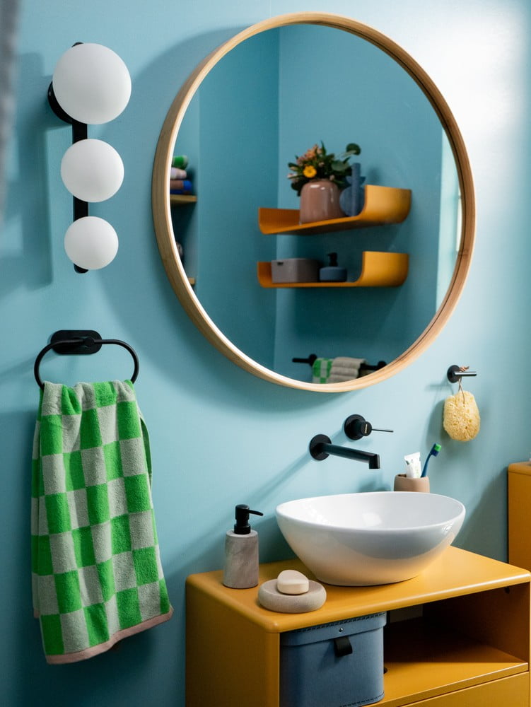 Inspiracje: Łazienka, Styl glamour, Tekstylia