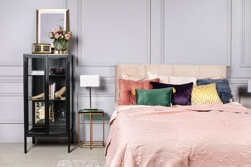 Inspiracje: Styl glamour, Sypialnia