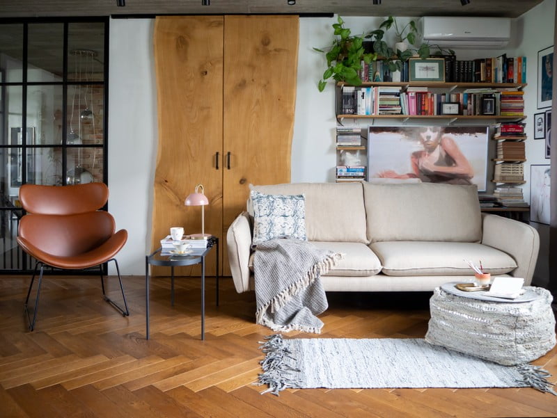 Inspiracje: Salon, Styl industrialny