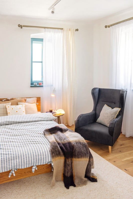 Inspiracje: Sypialnia, Rustykalny styl