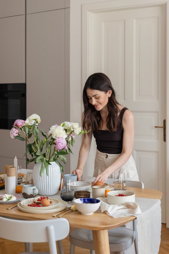 Inspiracje: Jadalnia, Styl skandynawski, Styl romantyczny