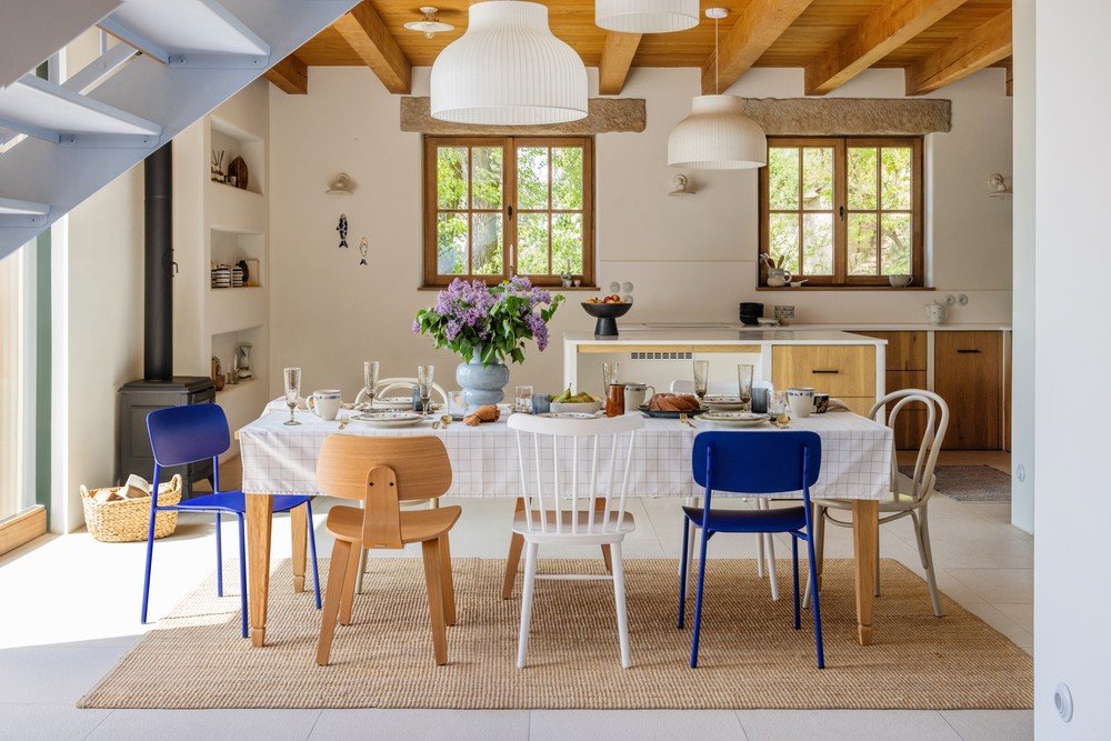 Inspiracje: Jadalnia, Rustykalny styl
