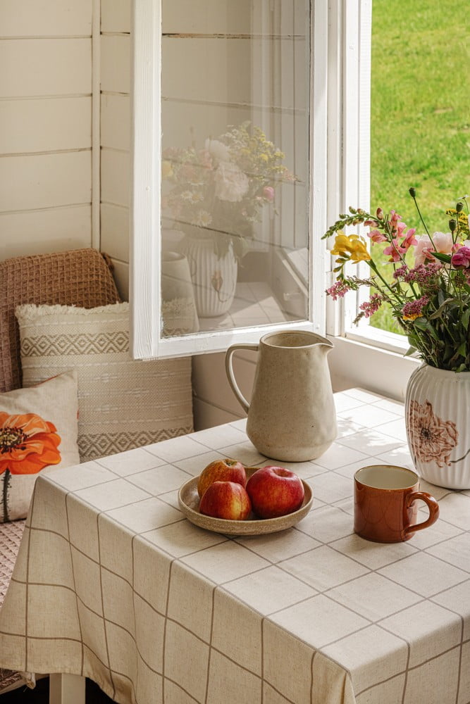 Inspiracje: Rustykalny styl, Styl romantyczny, Jadalnia, Tekstylia