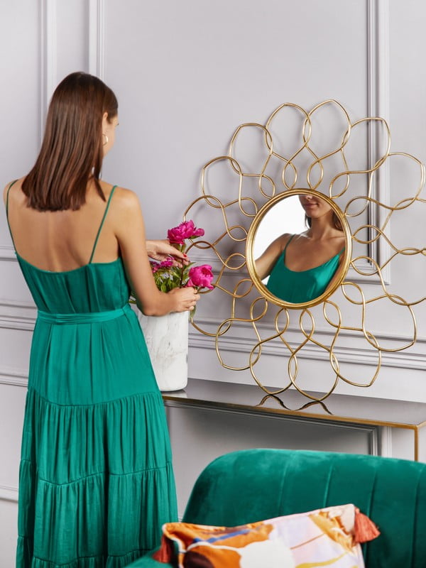 Inspiracje: Styl glamour, Dekoracja, Salon