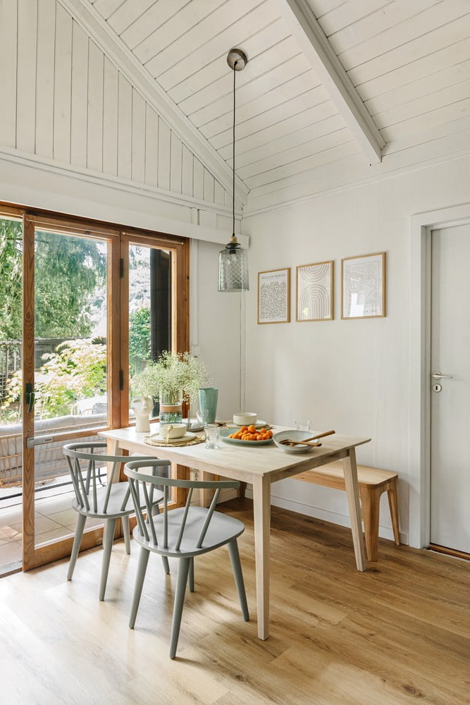 Inspiracje: Kuchnia i jadalnia, Jadalnia, Dom letniskowy